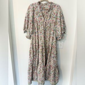 Karni Floral Boho Maxi Dress 2XL